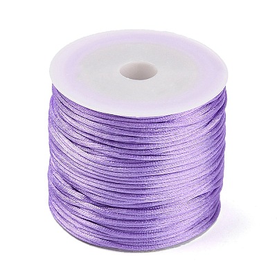 Nylon Satin Rattail Cords NWIR-L006-1mm-07-1