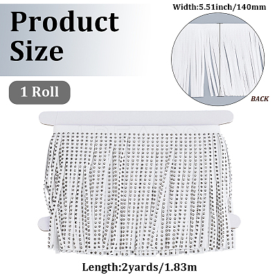 PU Imitation Leather Tassel Ribbon DIY-GF0013-45B-1