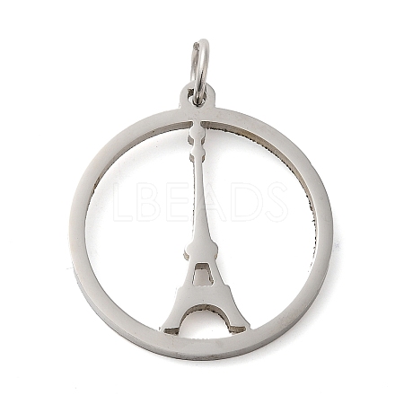 Non-Tarnish 304 Stainless Steel Pendants STAS-C086-05E-P-1