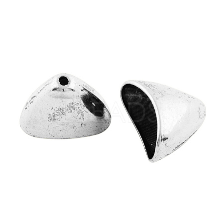 Tibetan Style Alloy Triangle Apetalous Bead Cones LS-TIBE-5212-AS-FF-1