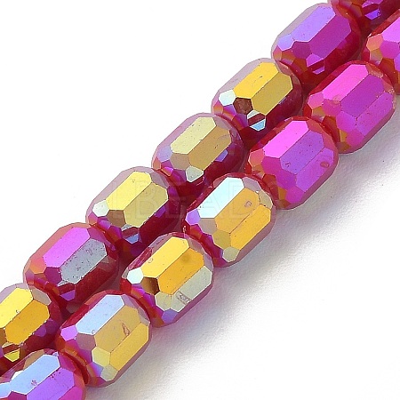 Electroplate Glass Beads Strands EGLA-D030-06A-1