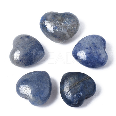 Natural Kyanite Heart Love Stone G-S299-118-1