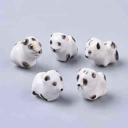 Handmade Porcelain Beads X-PORC-N004-82-1