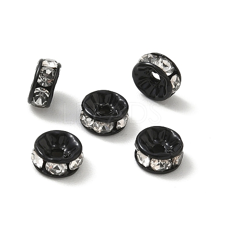 304 Stainless Steel Rhinestone Beads RB-CBAF591-01G-EB-1