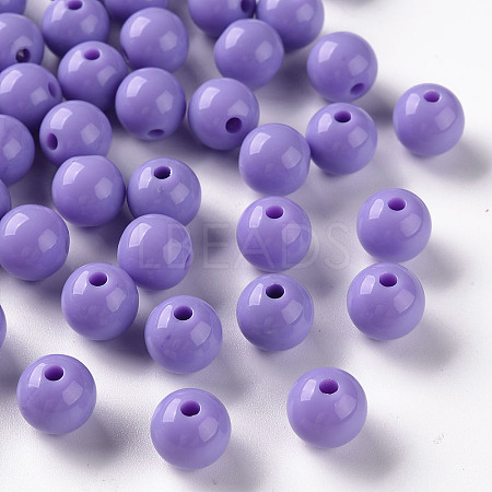 Opaque Acrylic Beads MACR-S370-C10mm-A32-1