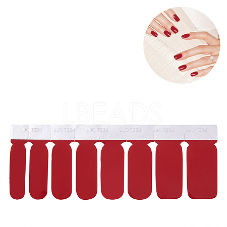 Solid Color Full Cover Best Nail Stickers MRMJ-T039-01E-1