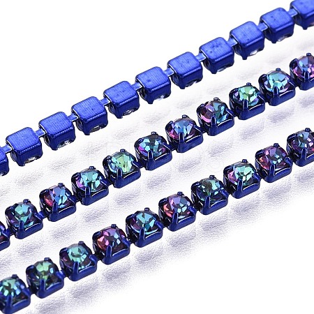 Iron Rhinestone Cup Chains CH-N005-05E-1