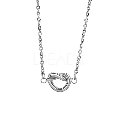 Non-Tarnish Stainless Steel Pendant Necklaces for Women KJ2332-2-1