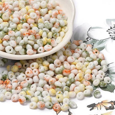 Baking Paint Glass Seed Beads SEED-F006-01A-11-1