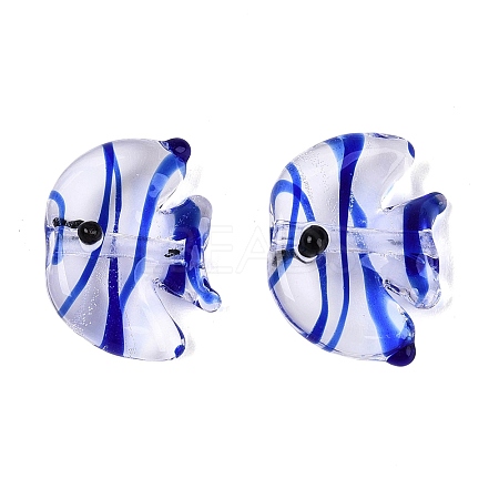 Handmade Transparent Lampwork Beads LAMP-N042-20A-1