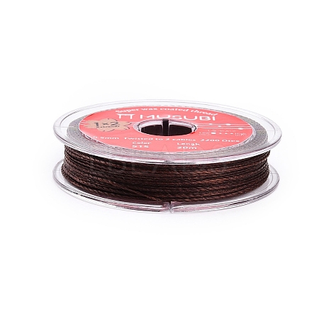 2-Ply Round Waxed Cotton Thread Cords YC-T004-01A-08-1