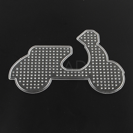 Motorcycle ABC Plastic Pegboards used for 5x5mm DIY Fuse Beads X-DIY-Q009-46-1