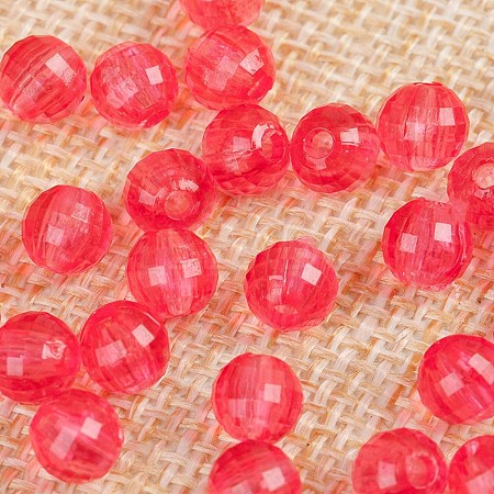 Transparent Acrylic Beads TACR-NH0001-E-18-1