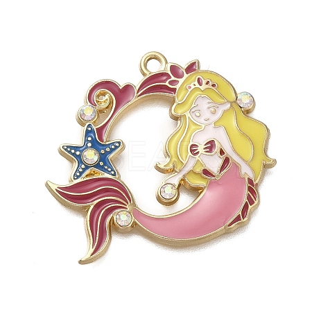 Alloy Enamel Pendants LS-ENAM-S021-01G-A-1