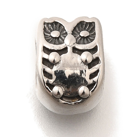 304 Stainless Steel European Beads STAS-G350-07AS-1