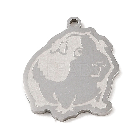 Non-Tarnish 201 Stainless Steel Pendants STAS-C095-13P-1
