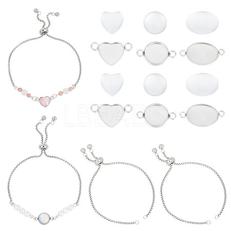DIY Blank Link Bracelet Making Kit DIY-UN0005-26-1