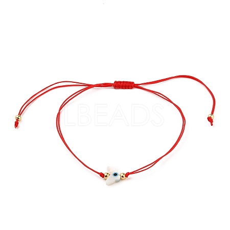 Adjustable Nylon Cord Braided Bead Bracelets BJEW-JB05543-03-1
