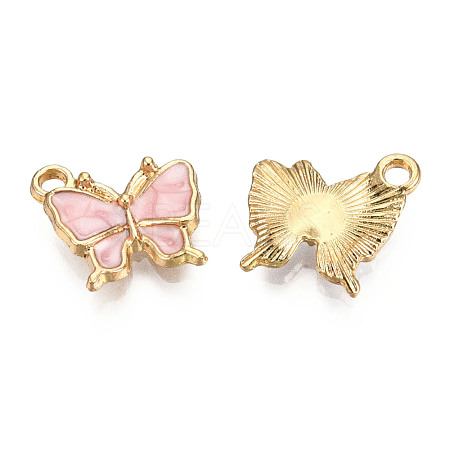 Light Gold Plated Alloy Charms ENAM-T009-03E-1