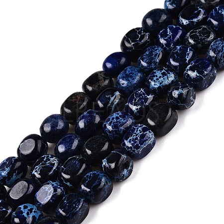 Natural Imperial Jasper Beads Strands G-N342-62A-1