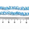 Electroplate Glass Beads Strands EGLA-B009-05A-07-4