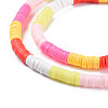 Fixed 6 Color Handmade Polymer Clay Bead Strands CLAY-S096-029P-3