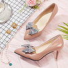 2Pcs Cloth with Rhinestone Shoe Buckle Clips FIND-FH0008-78A-4