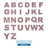 Alphabet Rhinestone Patches FW-TAC0001-01C-9