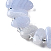 Natural Blue Lace Agate Beads Strands G-J403-03-3