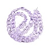 Electroplate Glass Beads Strands EGLA-N012-07H-2