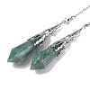 Natural Amazonite Pointed Dowsing Pendulum Big Pendants G-H285-06P-A31-2