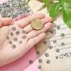 200Pcs 10 Styles Tibetan Style Alloy Bead Caps TIBE-CJ0001-22-4