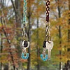 2Pcs Boho Macrame Wristlet Keychain Keying KEYC-SW00004-06-8