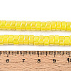 AB Color Plated Opaque Glass Beads Strands GLAA-T026-3x6mm-P12-4