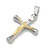 304 Stainless Steel Pendants STAS-F336-18GP-02-2