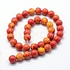 Synthetic Malachite Beads Strands G-I199-32-8mm-A-2