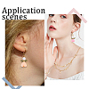 100Pcs Acrylic & ABS Plastic Imitation Pearl Angel Pendants FIND-HY0005-28-5