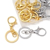 12Pcs 2 Colors Iron Alloy Lobster Claw Clasp Keychain KEYC-FS0001-01-3