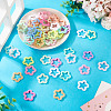 55Pcs 11 Colors Opaque Acrylic Pendants MACR-TA0002-46-6