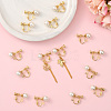 16Pcs Iron Clip-on Earring Findings IFIN-SC0001-93A-5