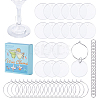 SUNNYCLUE DIY Blank Wine Glass Charm Making Kit DIY-SC0023-62C-1