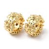 Brass Micro Pave Cubic Zirconia European Style Beads KK-P234-36G-2