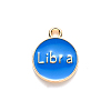 Alloy Enamel Pendants ENAM-S124-01B-02K-3