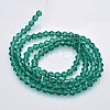 Glass Beads Strands EGLA-S056-12-2
