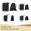  16Pcs 4 Styles Polyester Bags ABAG-NB0001-64-2