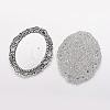 Alloy Cabochon Settings PALLOY-A15623-AS-NF-2