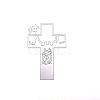 Religion Cross & Angel Carbon Steel Cutting Dies Stencils PW-WG17303-01-3