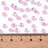 6/0 Inside Colours Transparent Glass Seed Beads SEED-T007-07G-4