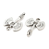 Tibetan Style Alloy Connector Charms FIND-G065-06AS-2