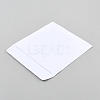 Square Paper CD Storage Bags with Round PP Plastic Visible Window ABAG-WH20001-28-2